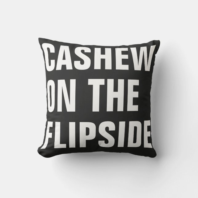 'Cashew On The Flipside' Original Cushion (Front)