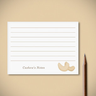 Cashew Sticky Notes