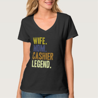 Cashier Mother Wife Mum Cashier T-Shirt