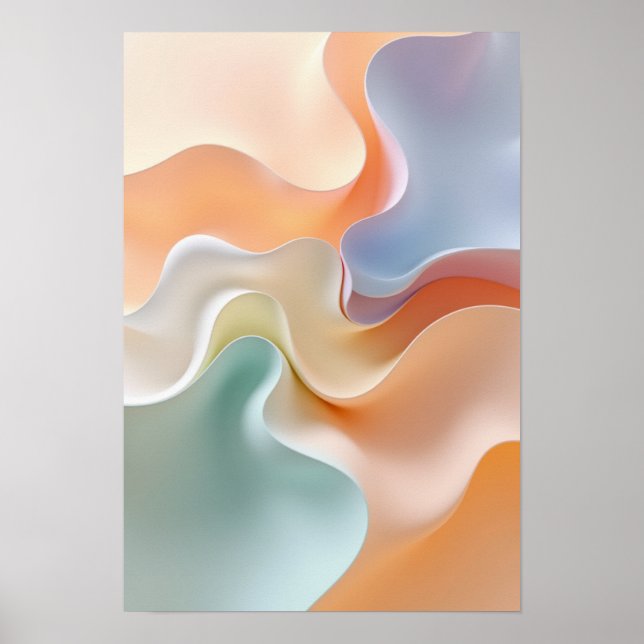 Cashmere coloured liquid  poster (Front)