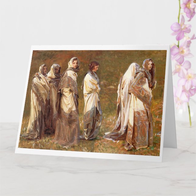 Cashmere,John Sargent 1908 Card (Orchid)