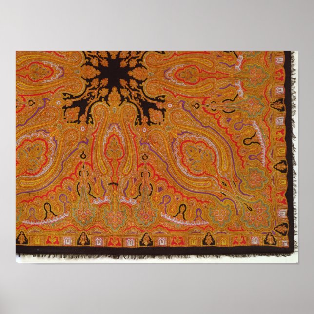 Cashmere scarf, c.1870-80 poster (Front)