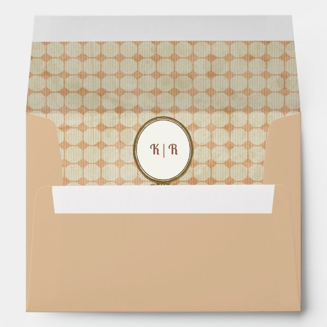 Cashmere Vintage Frame and Tile Envelope (Back (Bottom))