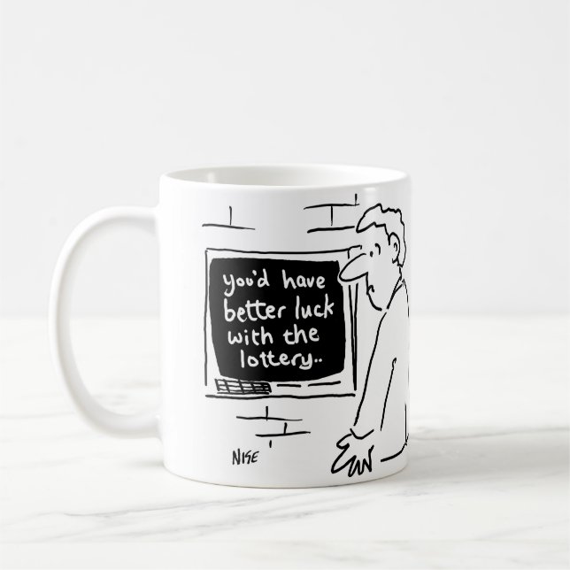 Cashpoint Machine Advice Birthday Coffee Mug (Left)