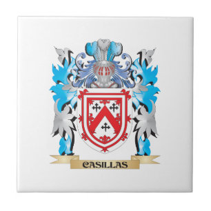 Casillas Coat of Arms - Family Crest Tile