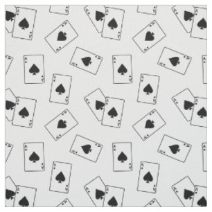 Casino Ace of Spades Lucky Winner Fabric