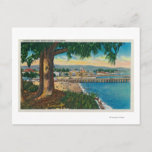Casino and Pier, Santa CruzSanta Cruz, CA Postcard