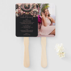 Casino Bachelorette Itinerary & Photo Hand Fan