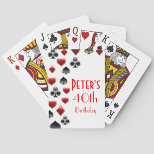 Casino Birthday Party Favours Playing Cards