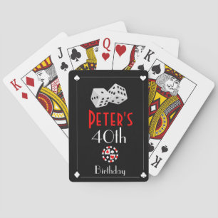 Casino Birthday Party Favours Playing Cards