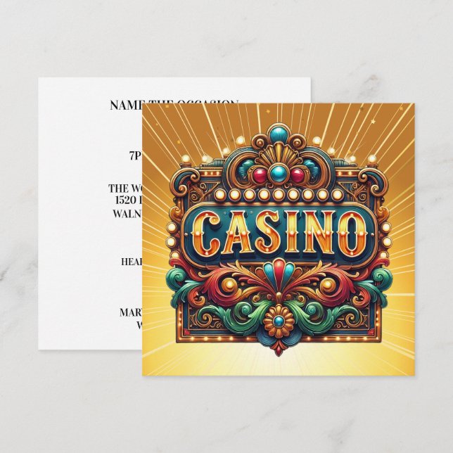 CASINO . CARDS . BINGO (Front/Back)