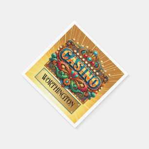 CASINO . CARDS . BINGO NAPKIN