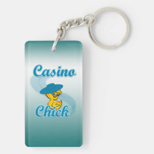 Casino Chick #3 Key Ring