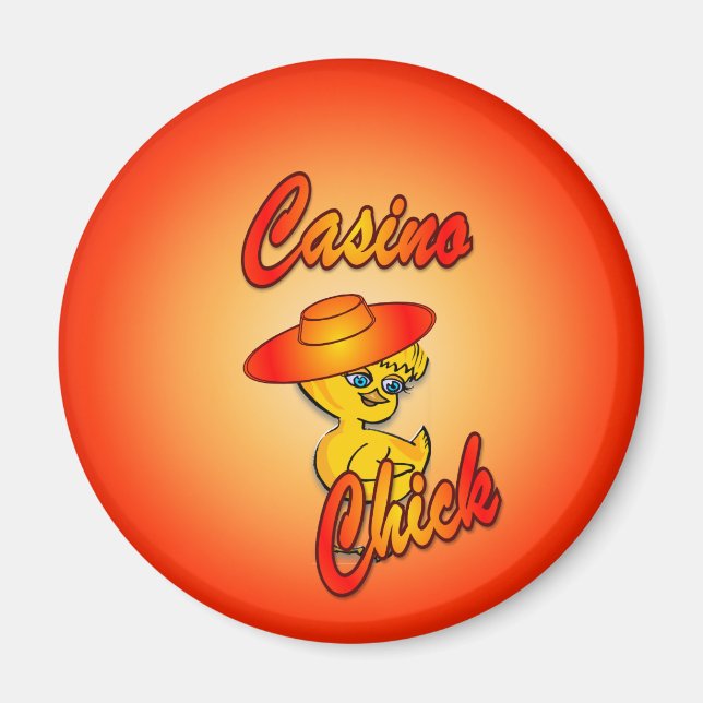 Casino Chick #5 Magnet (Front)