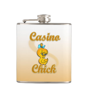 Casino Chick Hip Flask
