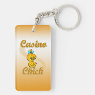 Casino Chick Key Ring