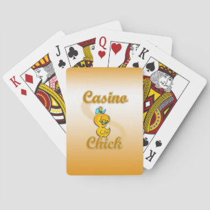 Casino Chick Playing Cards