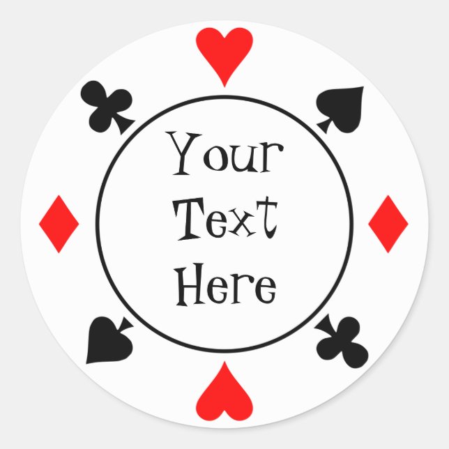 Casino Chip Sticker (Front)