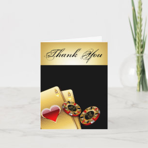 Casino Chip Thank You ASK ME TO PUT NAMES IN CHIPS Card