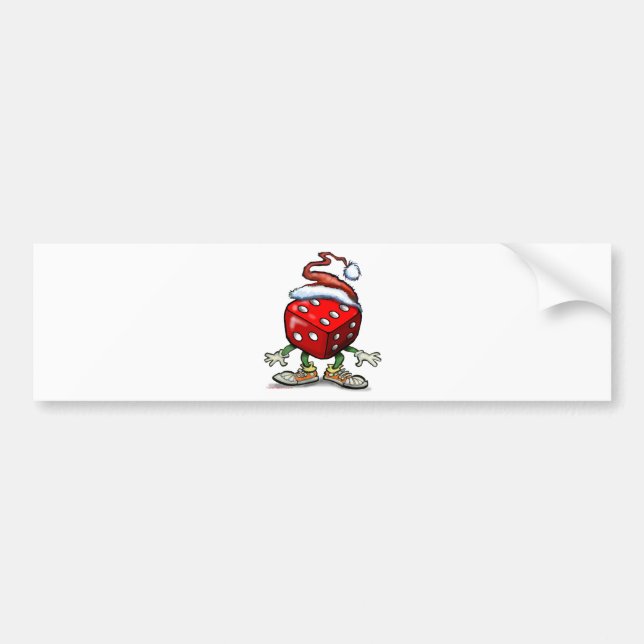Casino Christmas Bumper Sticker (Front)