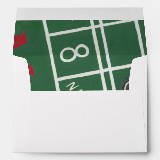 Casino Craps Table with Chips and Dice Envelopes (Back (Bottom))
