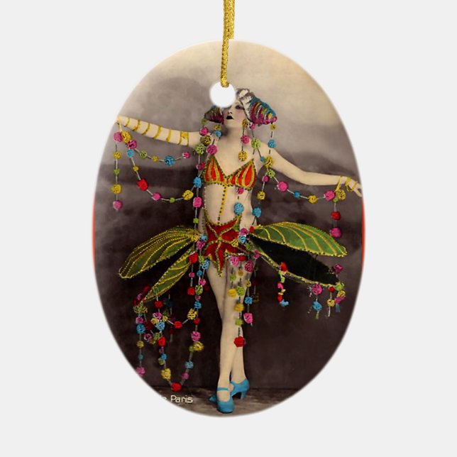 Casino de Oaris Ceramic Tree Decoration (Front)