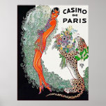 Casino de Paris - Glamour of the Roaring Twenties Poster<br><div class="desc">Step into the enchanting world of the Roaring Twenties with our stunning Casino de Paris - Josephine Baker poster. This exquisite chromolithograph art by Zig has been digitally enhanced, capturing the rich colours and intricate details of a bygone era. Perfect for art lovers and history enthusiasts alike, this captivating piece...</div>