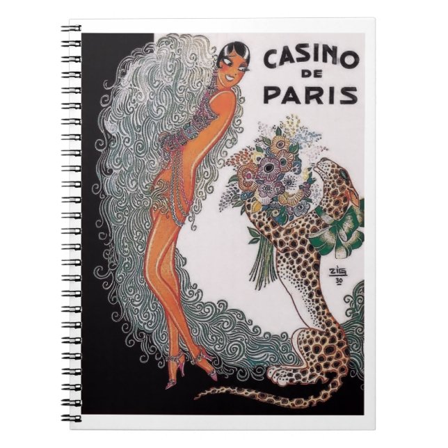 Casino de Paris - Josephine Baker (1930) Notebook (Front)