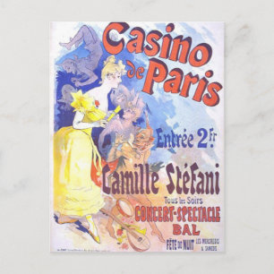 Casino de Paris Vintage Postcard