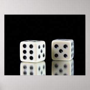 Casino dice poster