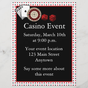 Casino Event Flyer