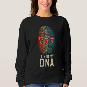 Casino Gambler It's In My Dna Slot Machine Gamblin Sweatshirt