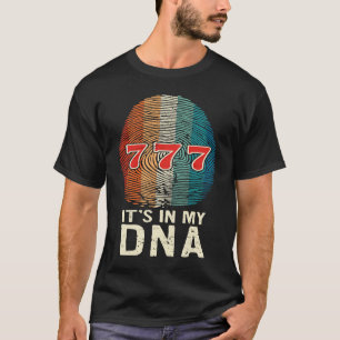 Casino Gambler It's In My DNA Slot Machine Gamblin T-Shirt