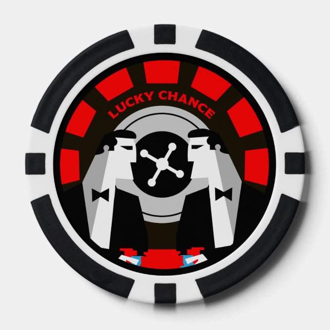 Casino Gambling Poker Roulette  Chips (Front)