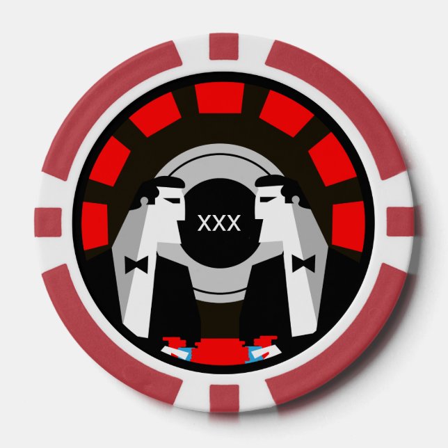 Casino Gambling Poker Roulette  Chips (Front)