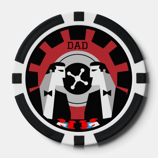 Casino Gambling Poker Roulette  Chips (Front)