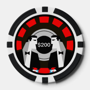 Casino Gambling Poker Roulette  Chips