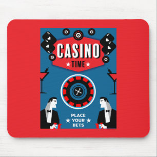 Casino Gambling Poker Roulette  Mouse Mat