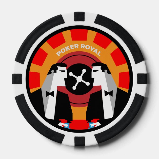 Casino Gambling Poker Roulette  Poker Chips (Front)