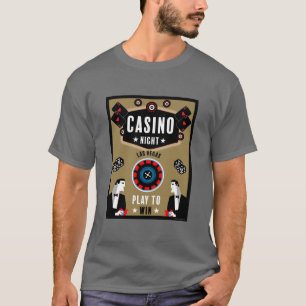 Casino Gambling Poker Roulette  T-Shirt