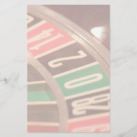 Casino Gambling Roulette Wheel Vintage Retro Style