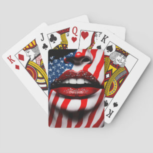 Casino & Home America Lips Playing Cards