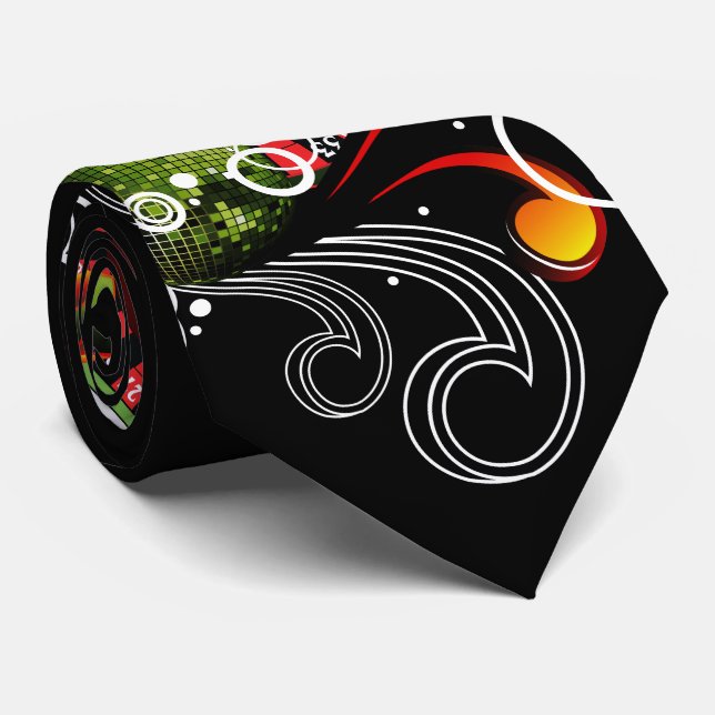 Casino illustration with roulette wheel and dices tie (Rolled)