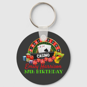 Casino Las Vegas Birthday Party Theme Key Ring
