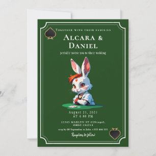 Casino Las Vegas Poker wedding Invitation