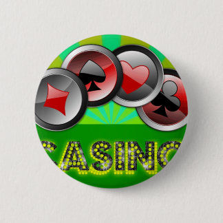 Casino Life 6 Cm Round Badge