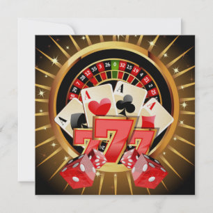Casino Night Invitation