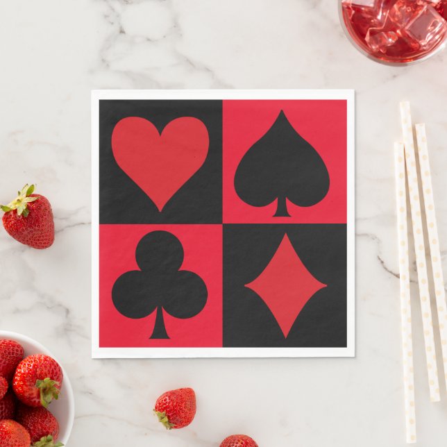 Casino Night Napkin (Insitu)