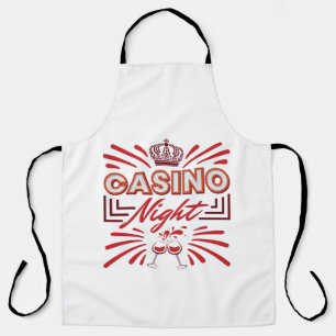 Casino Night Party Gambling Lover Apron