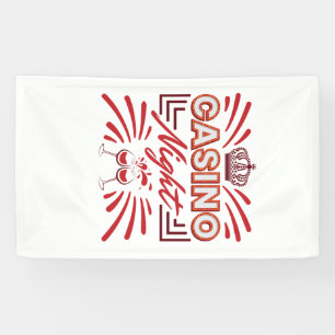 Casino Night Party Gambling Lover Banner